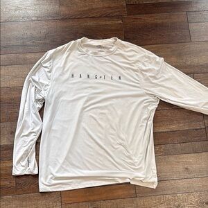 Hang Ten Men's White Sun Shirt/Rashguard Long Sleeve Tee
